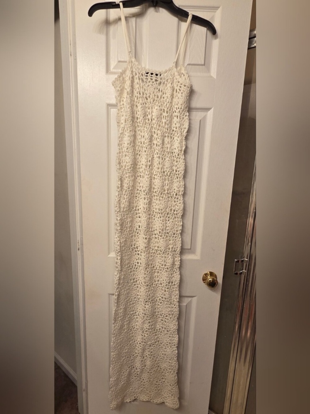 NWT Naked Wardrobe Knit Crochet Maxi Dress - Picture 7 of 7